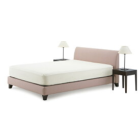 日本ベッド ベッドフレーム ラフィア RAFFIA 布張フレーム カバーリング シングル セミダブル ダブル クイーン グレー ブラウン ピンク アイボリー ホテル仕様 高級ホテル