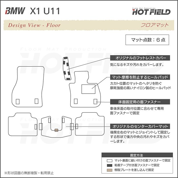 楽天市場】【2/4(日)20:00～ P5倍】BMW 新型 X1 (U11) フロアマット