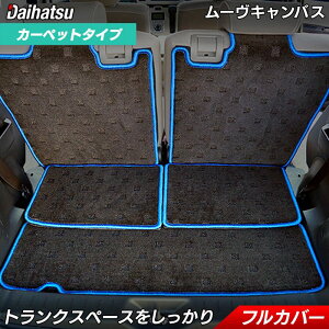 ダイハツ ムーブキャンバス ムーヴキャンバス LA800S LA810S ラゲッジルームマット 2016年9月〜2022年6月対応 送料無料 HOTFIELD 光触媒抗菌加工 トランクマット 車 カーマット 内装パーツ おしゃれ