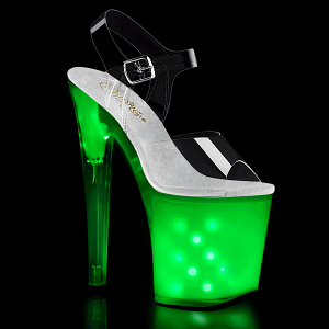 PLEASER�@ILLUMINATOR-808 �v���[�U�[�@���f�B�[�X �v���b�g�t�H�[�� LED���C�g�A�b�v �A���N���X�g���b�v �N���A �T���_��
