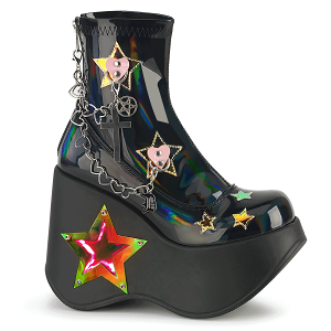 DEMONIA by PLEASER BLAZE-108 �v���[�U�[ ���f�B�[�X LED���C�g�A�b�v �X�^�[�J�b�g�A�E�g �E�F�b�W�q�[�� �A���N���u�[�c �i�n�[�g���X�^�b�Y�A�n���M���O�n�[�g�`�F�[���j