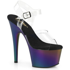 PLEASER ADORE-708MCH �v���[�U�[�@���f�B�[�X �}�b�g�N���� �v���b�g�t�H�[�� �N���A�A���N���X�g���b�v �T���_��