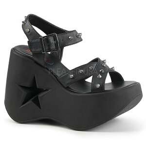DEMONIA by PLEASER DYNAMITE-02 �v���[�U�[ ���f�B�[�X �X�^�[�J�b�g�A�E�g �v���b�g�t�H�[��&�R�[���X�p�C�N �A���N���X�g���b�v �T���_��