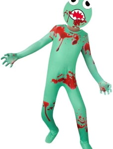 �yQuenny�z�N�C�j�\ M0017 Rainbow Friends Costume �L�b�Y ���C���{�[�t�����Y �O���[�� �R�X�`���[�� �R�X�v�� �n���E�B�� �X�e�[�W