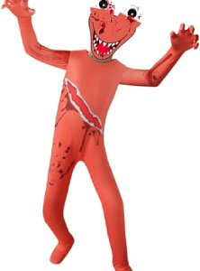 �yQuenny�z�N�C�j�\ M0017 Rainbow Friends Costume �L�b�Y ���C���{�[�t�����Y �I�����W �R�X�`���[�� �R�X�v�� �n���E�B�� �X�e�[�W