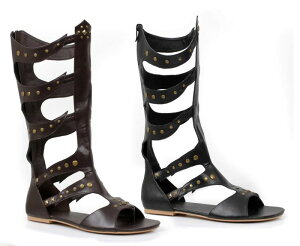 1031 by Ellie Shoes 031-WARRIOR Knee-High Flat Sandal Y j[nC tbg T_ nEBRXv