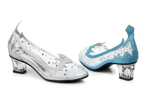 1031 by Ellie Shoes@201-ICE Child clear princess clear slipper with rhinestone accents K[Y vZX CXg[ NA pvX nEBRXv GT