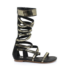 1031 by Ellie Shoes 013-NILE Children's Gladiator Flat Sandal キッズ グラディエーター フラット サンダル ハロウィンコスプレ