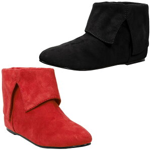 1031 by Ellie Shoes 015-QUINN Microfiber Boot (Black-Left Red-Right) ubNbh }CNt@Co[ V[gu[c/u[eB nEBRXv