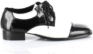1031 by Ellie Shoes 121-FRED Men`s Black/White Shoe Y ubNzCg IbNXtH[h V[Y nEBRXv