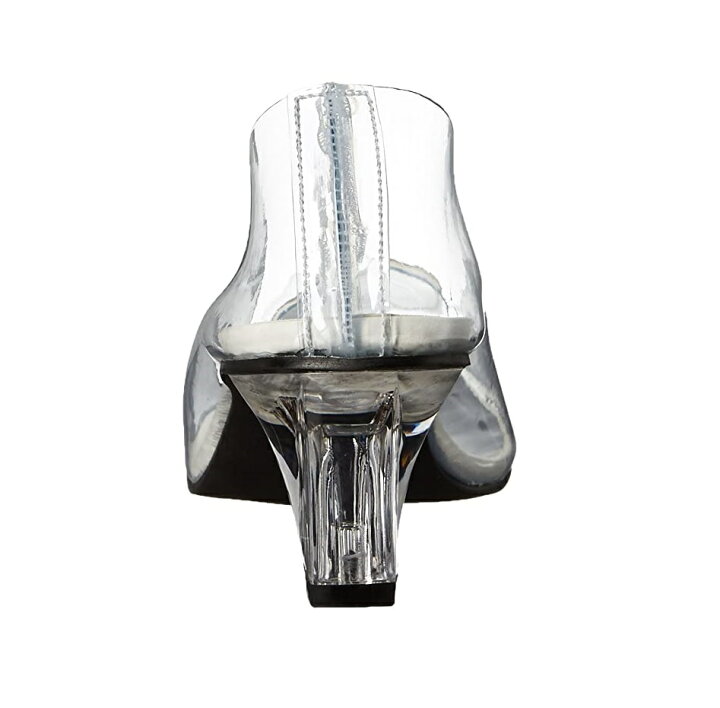 楽天市場】1031 by Ellie Shoes 212-ARIEL Clear Slipper with Silver 