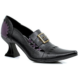 1031 by Ellie Shoes　301-QUAKE Women Witch Shoe レディース ウィッチ パンプス ハロウィンコスプレ 魔女 レプラコン ピルグリム
