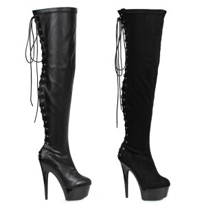Ellie Shoes 609-FARE Pointed Stiletto Heel Thigh High Stretch Boots fB[X XeBbgq[ obN[X Xgb` TCnC u[c nEBRXv