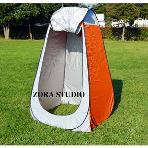 トイレテント 折りたたみ 簡易トイレ 仮設トイレ ワンタッチ 更衣室テント 災害 高さ180cm*120cm*120cm オレンジ