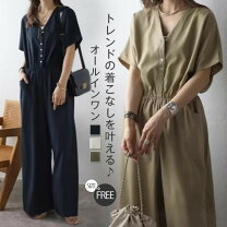 楽天市場】サマードレス（オールインワン・サロペット｜レディース 
