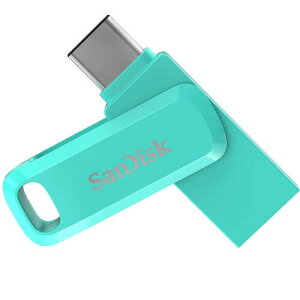 SanDisk 128GB Ultra Dual Drive Go USB Gen1-A/ Type-C���R�l�N�^���� Flash Drive - SDDDC3-128G-G46G R:150MB/s ��]�� �C�O���e�[�� GREEN