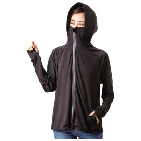 アルファックス｜alphax UVプロテクトパーカー シャイン L ブラック AP624110