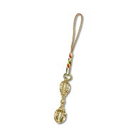根付 ストラップ 五鈷杵 大サイズ お守り 密教法具 五色紐 送料無料 送料込み （※送料無料はメール便の…
