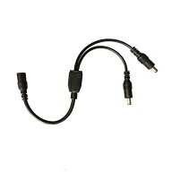 防犯カメラ用DC電源2分岐ケーブル 汎用ACアダプター用出力DCプラグ変換アダプター 外径5.5mm 内径2.1mm D…