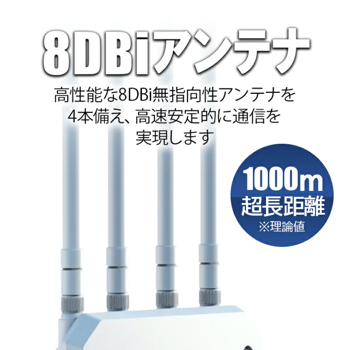 楽天市場】WAVLINK 屋外無線LAN中継器 IP67防水 避雷 AX1800ルーター 