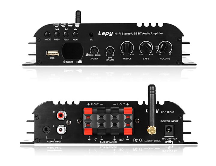 楽天市場】【Lepy】HIFIデジタルステレオアンプ Bluetooth対応 USB 