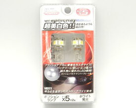 アークス：チップ5連LEDポジションランプ T10型 超美白色/AS-317/