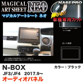 N-BOX JF3/JF4（H29.9〜） カーボン調シート【ブラック】 マジカルアートシートNEO オーディオパネル MSN-APH6 ハセプロ