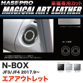 N-BOX JF3/JF4（H29.9～） カーボン調シート【ブラック/ガンメタ/シルバー】全3色 マジカルアートレザー エアアウトレット ハセプロ