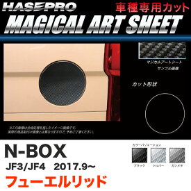 N-BOX JF3/JF4（H29.9～） カーボン調シート【ブラック/ガンメタ/シルバー】全3色 マジカルアートシート フューエルリッド ハセプロ