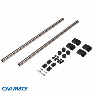 軽自動車 コンパクトカー サイドバー 車中泊 収納 便利 サイドバー L650 65cm シルバー NS123 カーメイト