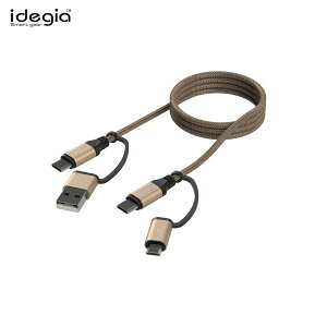 ] ʐM iCbV Type-C MicroUSB 1m 2.4AΉ }`hbLO4in1P[u [d  S[h X-246 A[NX