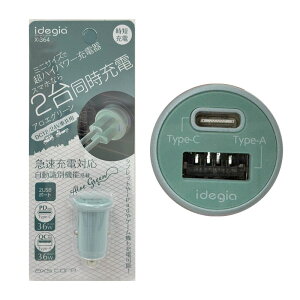 AGO[ DC12/24V PDΉ X}zE^ubgEPC[d ݃J[ [dDC USB-A+Type-C 36W A[NX X-364