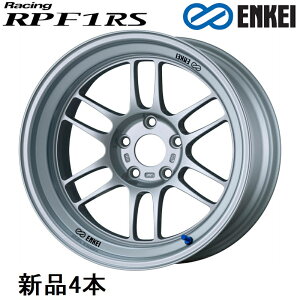 �y�ő��P29.5�{�ȏ�I7/21~7/24�܂Łz18�C���` 18x10.5J 0 PCD114.3 5�� Silver �z�C�[�� 4�{ �G���P�C Racing RPF1RS ENKEI ���ꕔ���O�i����