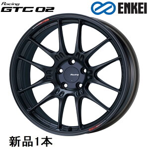18�C���` 18x9J +42 PCD114.3 5�� Matte Black �z�C�[�� 1�{ �G���P�C Racing GTC02 ENKEI