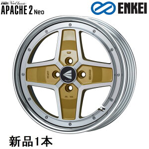 �y���������}���\�� �ő�P30.5�{�I9/19-9/24�z17�C���` 17x6J +45 PCD100 4�� Machining Gold �z�C�[�� 1�{ �G���P�C APACHE2 Neo LoDisk ENKEI