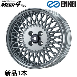 �y�����_�t���f�[�ő�P22.5�{�I8/1����z17�C���` 17x8J +23 PCD100 4�� Silver �z�C�[�� 1�{ �G���P�C MESH4 Neo HiDisk ENKEI ���ꕔ���O�i����