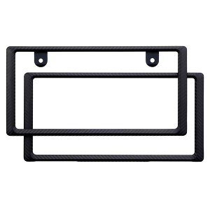 ナンバーフレーム カーボンナンバーフレーム 2枚セット カーボンスタイル 普通車/軽自動車対応 星光産業 EX-189