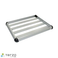 アルミルーフラック ミドル　シルバー SUV車 など に最適 な全長130cm アルミ製 PIAA/Terzo EA315
