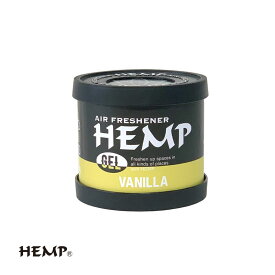 芳香剤 HEMP ヘンプ ジェル VANILLA バニラ 置き型 1個 車内 部屋 トイレ等に ニューアークス NAX-050-010