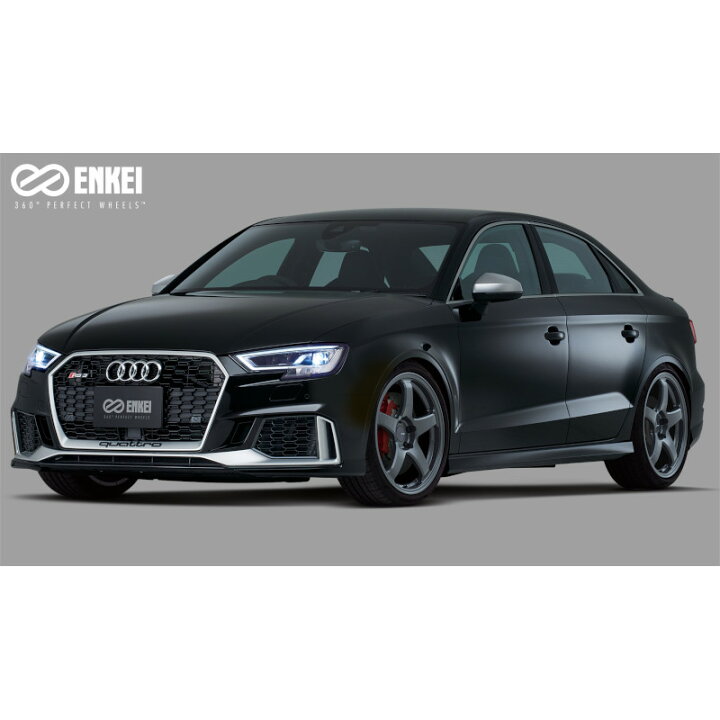楽天市場】17インチ 17x7J +45 PCD114.3 5穴 Dark Silver ホイール 4本 