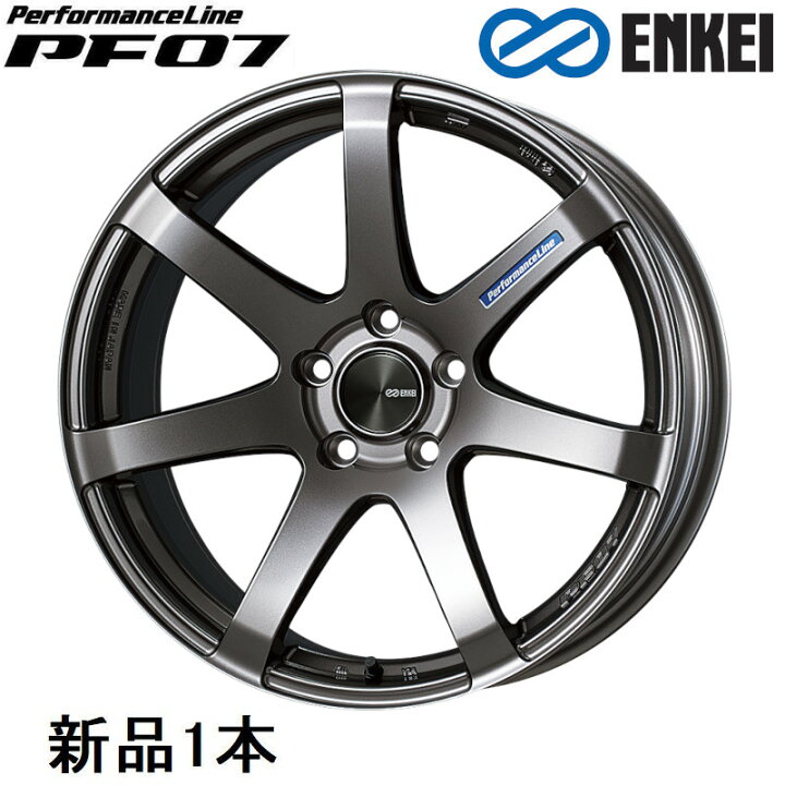 楽天市場】15インチ 15x7J +35 PCD100 4穴 Dark Silver ホイール 1本 
