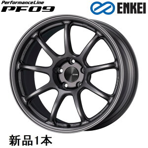 18インチ 18x9J +42 PCD100 5穴 Dark Silver ホイール 1本 エンケイ パフォーマンスライン PF09 ENKEI