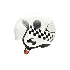 �`�F�b�J�[�t���b�O �V�[���h�t 58�`60cm ML�T�C�Y SNOOPY �W�F�b�g�V�[���h�w�����b�g �z���C�g SNJ-114 �A�[�N�X