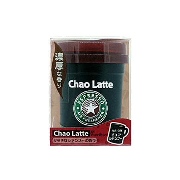 定番商品 2022年のクリスマス 商店 AUG：Chao Latte エスプレッソ 芳香剤 大容量140ml ピュアシャンプー AA-09