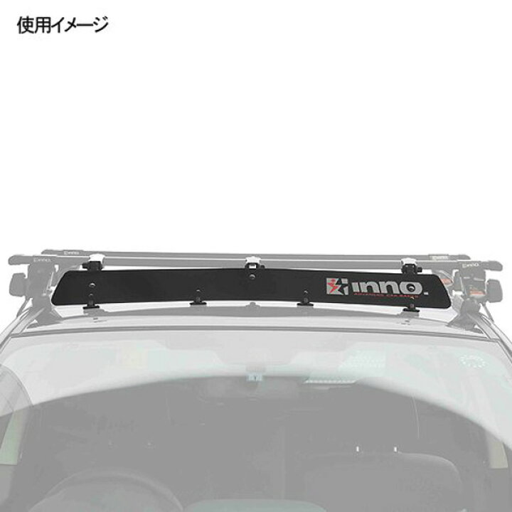 楽天市場】INNO フェアリングM カク ルーフキャリア 風切り音の軽減 
