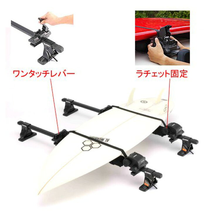 楽天市場】INNO ラチェットベルト2 巻き取り式 ワンタッチユニクランプ 