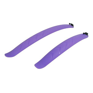 MYPALLAS/マイパラス 池商 クロスバイク用カラーフェンダー 前後セット M-604等 自転車 パープル 泥除け ドレスアップに最適 SW-670FR