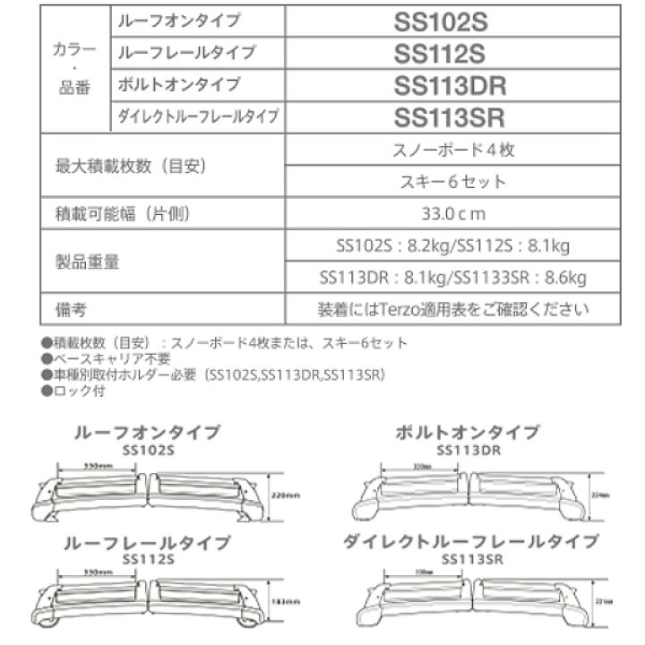 楽天市場】スキースノーボード専用キャリアセット トヨタ RAV4 MXAA 