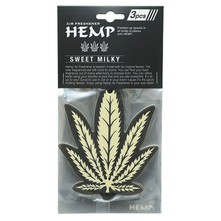 楽天市場 ニューアークス 芳香剤 Hemp エアーフレッシュナー スウィートミルキー 3枚パック ヘンプ 吊り下げ型 車 部屋 Nax 052 004 カー用品のhot Road Second Shop