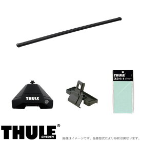 THULE/スーリー ルーフキャリア 車種別セット 日産 リーフ ZE1 H29/10～ 7105+7123+5127
